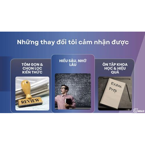 Những thay đổi tôi cảm nhận được