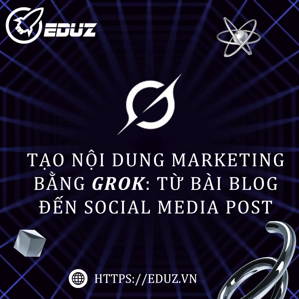 Tạo Nội Dung Marketing Bằng Grok: Từ Bài Blog Đến Social Media Post