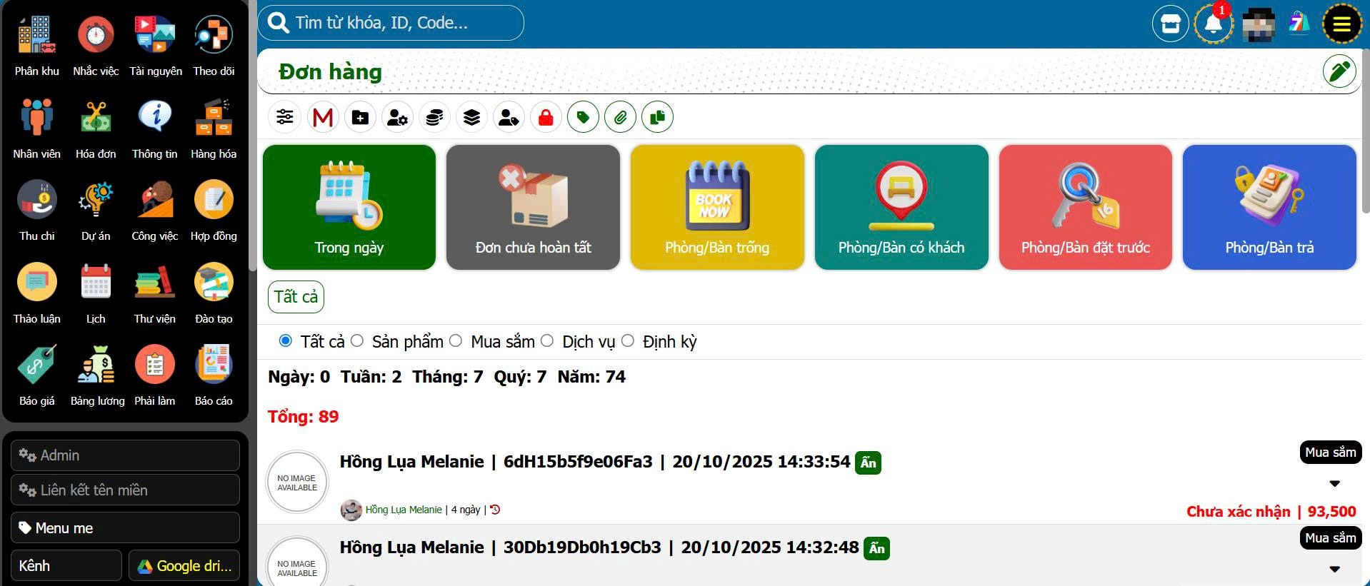 Chức năng Cốt lõi - Quản lý & Vận hành chiến lược