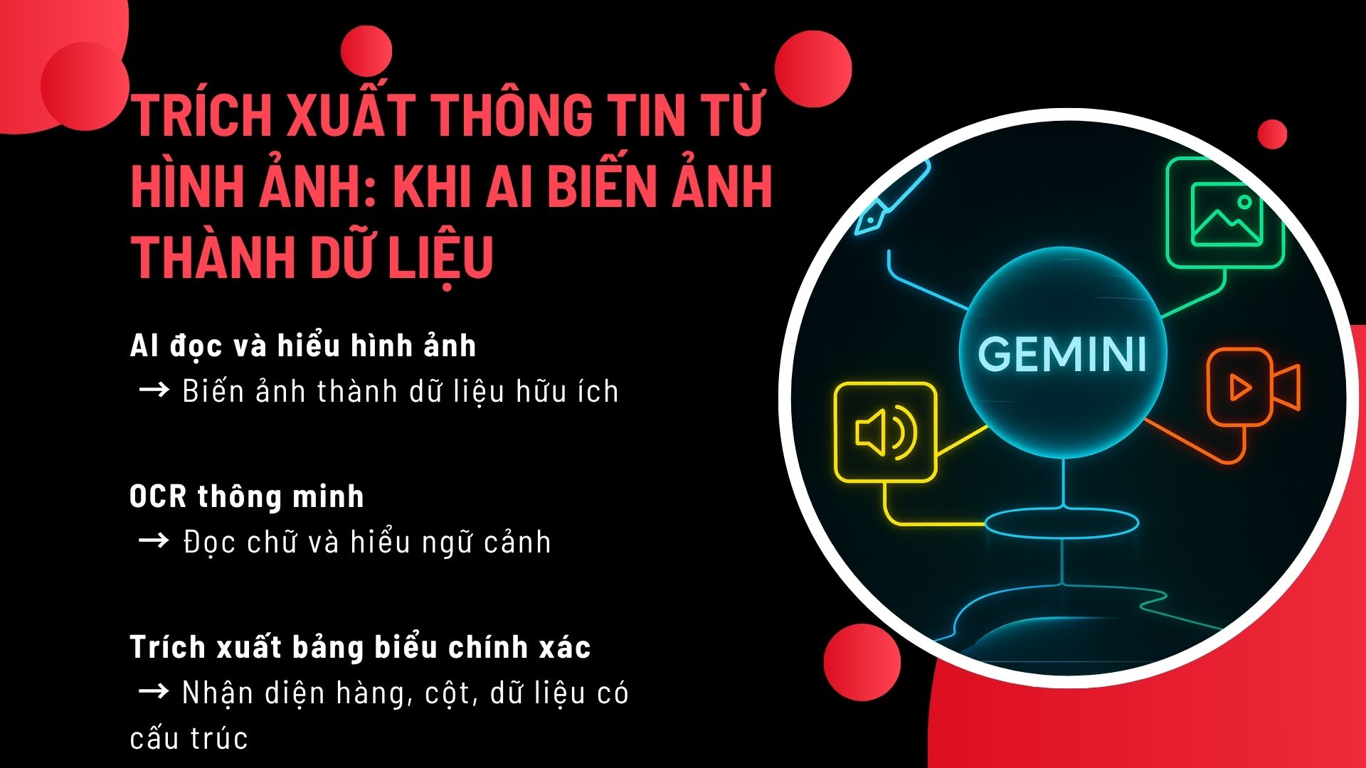 Trích xuất thông tin từ hình ảnh: Khi AI biến ảnh thành dữ liệu