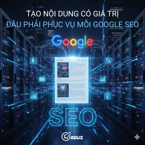 Tạo Ra Nội Dung Có Giá Trị, Đâu Phải Để Phục Vụ Mỗi Google SEO