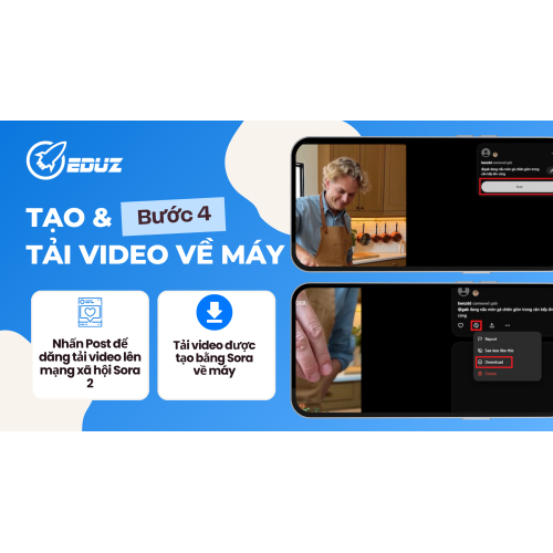 Bước 4: Tạo Và Tải Video Về Máy
