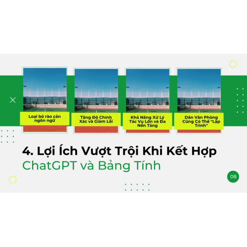 4. Lợi Ích Vượt Trội Khi Kết Hợp ChatGPT và Bảng Tính