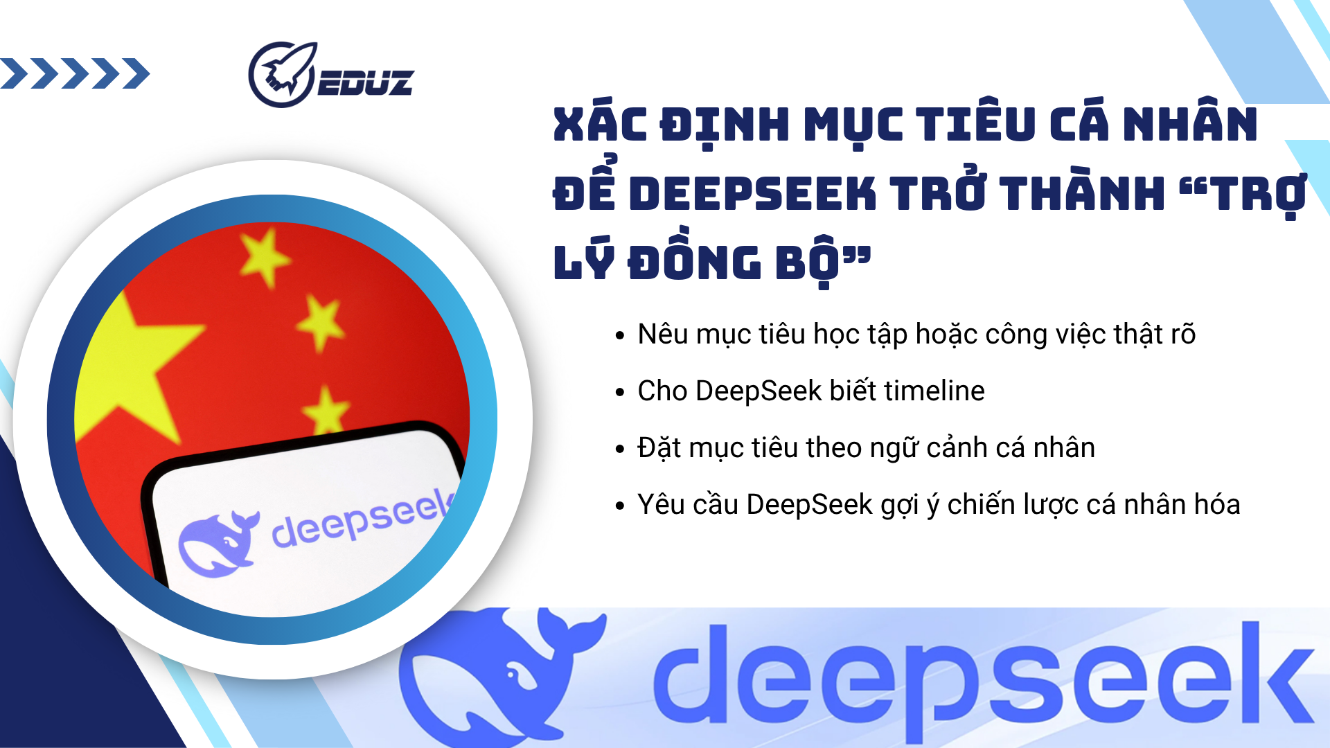 1. Xác Định Mục Tiêu Cá Nhân Để DeepSeek Trở Thành “Trợ Lý Đồng Bộ”