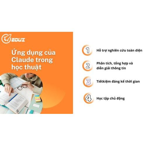 2. Ứng dụng của Claude trong học thuật