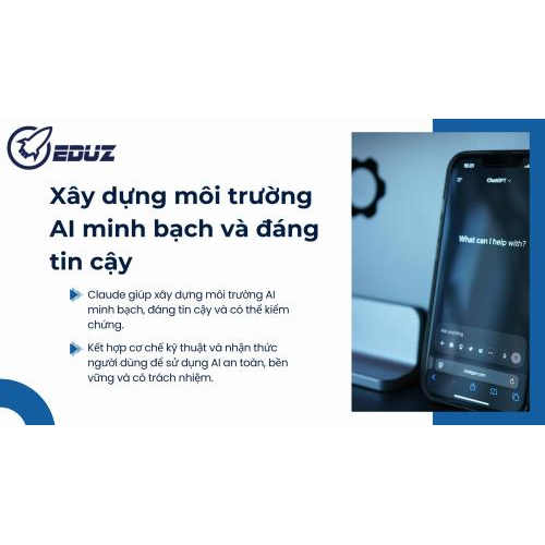 4. Xây dựng môi trường AI minh bạch và đáng tin cậy