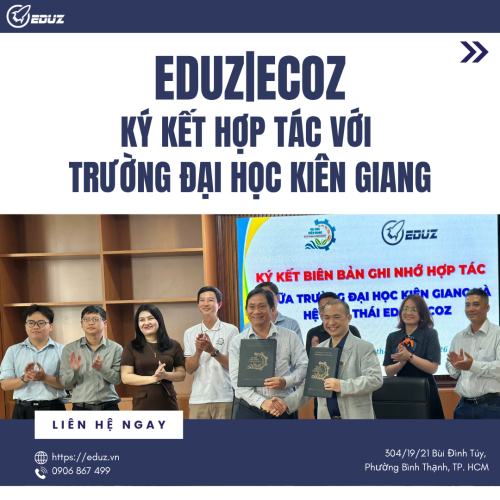 EDUZ|ECOZ Ký Kết Hợp Tác Với Trường Đại học Kiên Giang: Bước Tiến Chiến Lược Kiến Tạo “Đại Học Số Thông Minh”