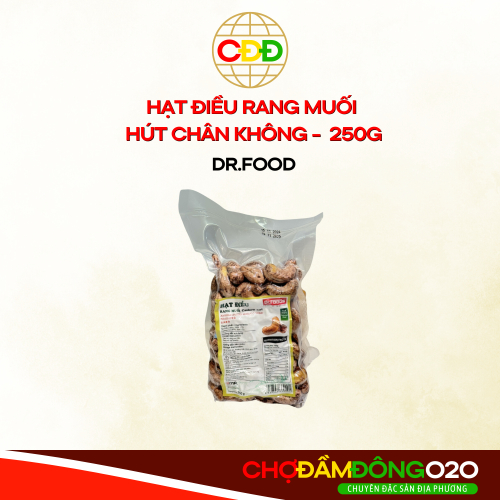 Hạt Điều Rang Muối Vỏ Lụa HCK Dr.Foods 250g