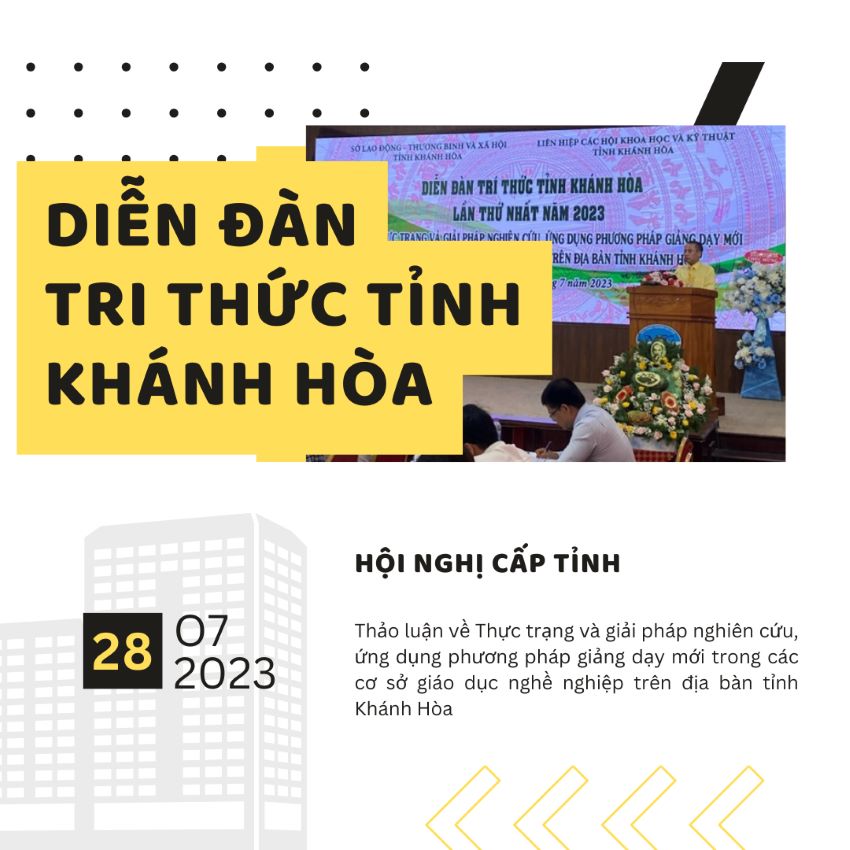 Diễn đàn Trí thức tỉnh Khánh Hòa lần thứ I năm 2023