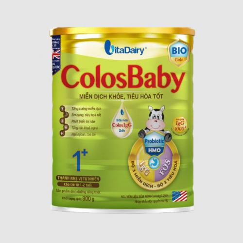 Sữa Bột ColosBaby Bio Gold 1+  Lon 800gr (1-2 Tuổi)