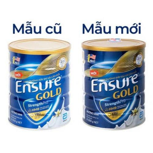 Sữa Ensure Gold StrengthPro Abbott Hương Vani (Lon 800g)