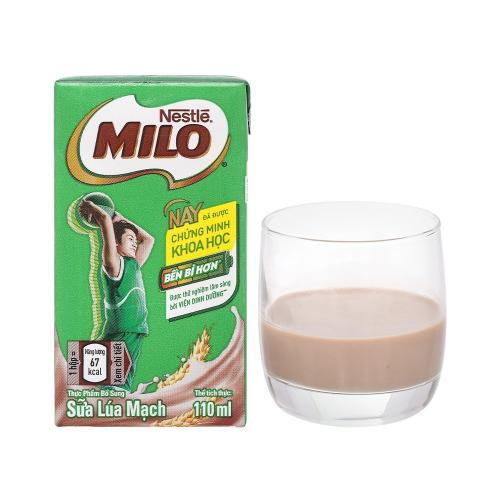 Sữa Bột Pha Sẵn Milo Hộp 110ml (Thùng 110ml)