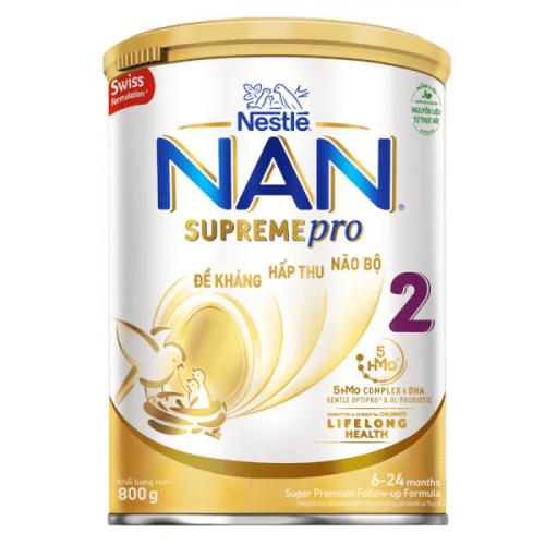 Sữa NAN SUPREMEPRO 2 Lon 800gr (6-24 Tháng)