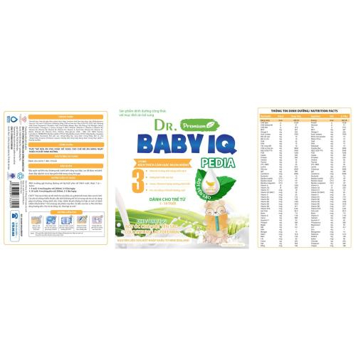 Dr BABY IQ PEDIA 3 ***DÀNH CHO TRẺ TỪ 1 – 10 TUỔI