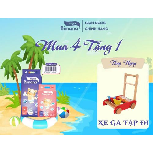 Tã dán Bimana Hàn Quốc size S (4 - 8kg)