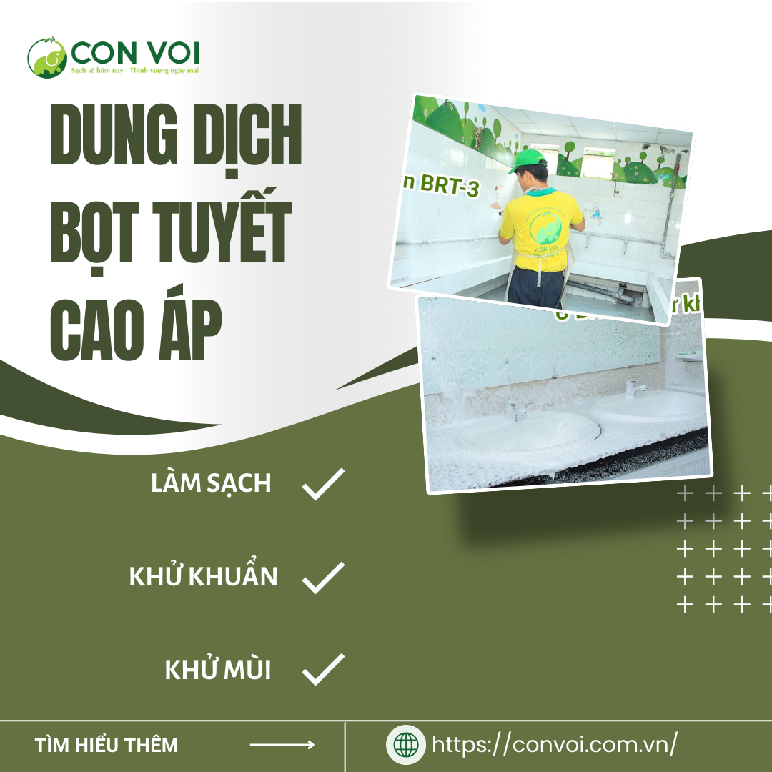 Dung Dịch Bọt Tuyết Cao Áp