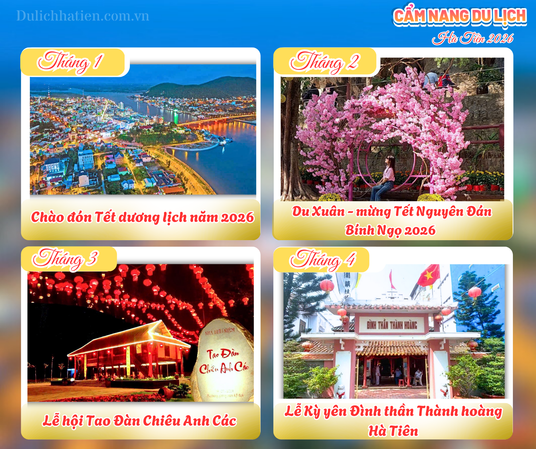 Tháng 01: Hà Tiên chào đón Tết Dương lịch năm 2026